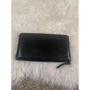 𝅺KATE Spade Lacey Accordion Black Cobble Hill Zip Around Wallet